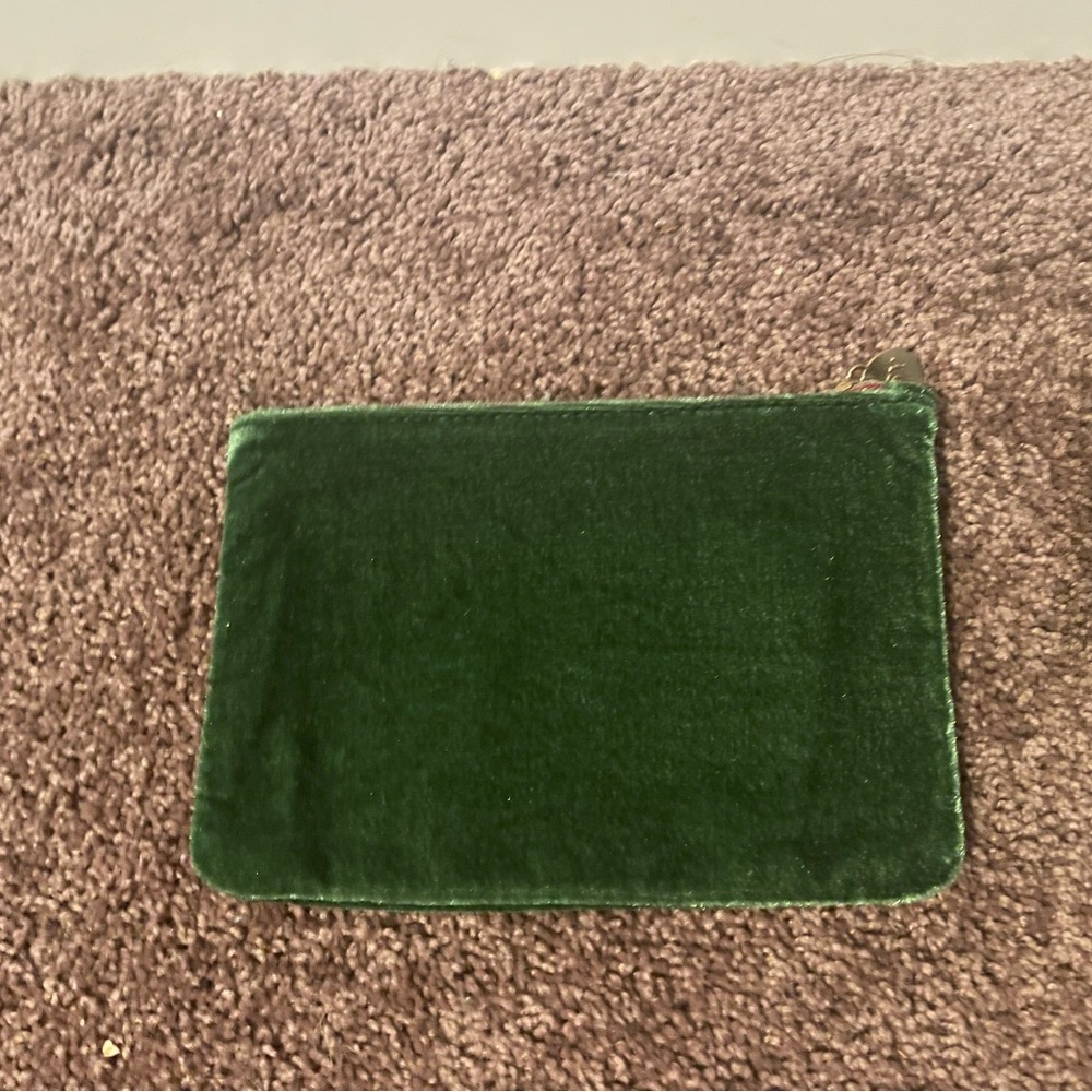 Velvet cosmetic bag